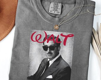 Comfort Colors® Retro Walt Disney Shirt, Disney Men Shirt, Disneyland Shirt, Magic Kingdom Tee, Happiest Place On Earth, Disney Fan Gifts