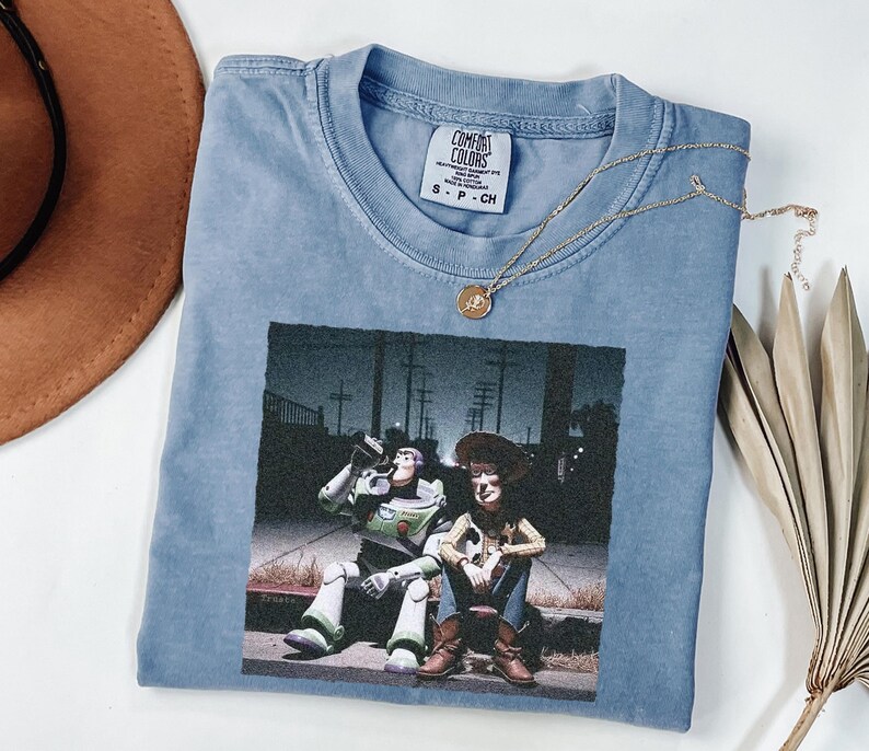 Comfort Colors® Toy Story Shirt, Buzz Lightyear Woody Shirt For Men Women, Pixar Tee, Animation Tee Shirt, Movie Lover Gift image 5