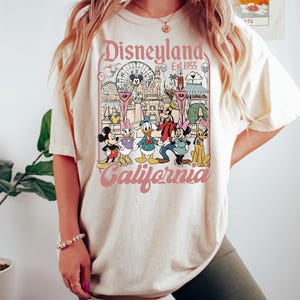 Retro Disneyland California Sweatshirt, Mickey And Friends Tee, Space Mountain Shirt, Disney Vacation Shirt, Disney Trip 2026 Shirt image 3