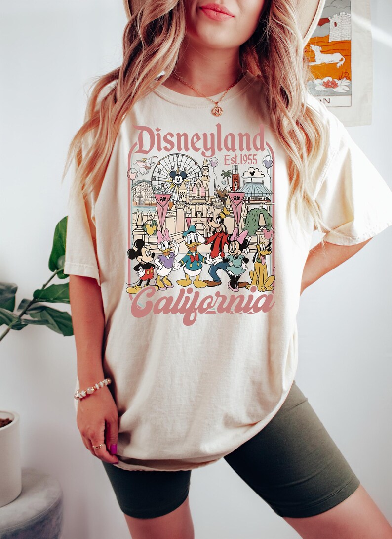 Retro Disneyland California Sweatshirt, Mickey And Friends Tee, Space Mountain Shirt, Disney Vacation Shirt, Disney Trip 2026 Shirt image 3