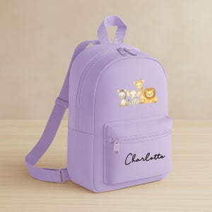 Sac à dos personnalisé cartable safari, sac safari personnalisé avec nom, joli sac à imprimé animal, cartable unisexe pour enfant, meilleur cadeau pour enfant