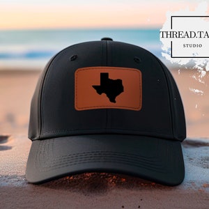 Texas State Silhouette Hat - Lone Star State Cap, Texas Pride Baseball Cap, Texan Gift - Texan Outline Hat - Proud State - Dallas Cowboys