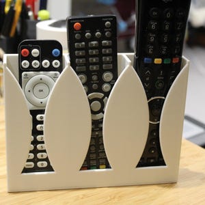 Remote Control Holder or wall Mount modern design - any colour