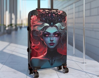 Ultimate Bad Ass Girl Gift, Bold & No Apologizes Gift, Stand Out from the Crowd Suitcase, Mesmerizing Princess Gift, Small Suitcase