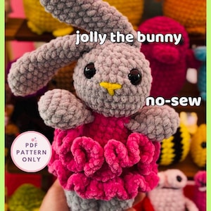 Hase häkeln, No-Sew Pattern, süßer Hase, flauschiger Hase, Plüschhase gehäkelt, Hase Plüsch, squishy Hase, Hase 4 Geschenke, Häkelhase