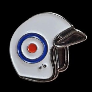 Roundel Scooter Mod Biker Enamel Pin Badge