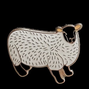 Sheep Enamel Pin Badge