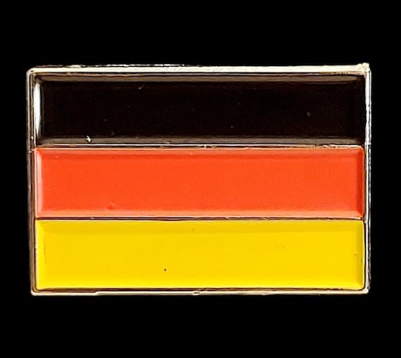 Deutschland Flagge Anstecker Mit Brandenburger Tor - Metall Pin Emaille Für Jacke Oder Tasche