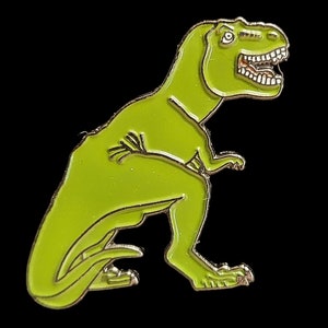 Insignia de pin esmaltado de dinosaurio tiranosaurio T Rex