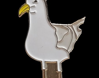 Seagull Bird Enamel Pin Badge