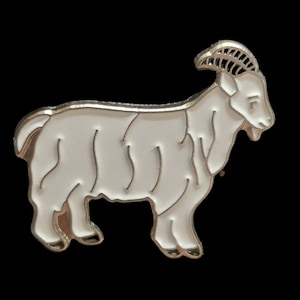 Goat Ram Enamel Pin Badge