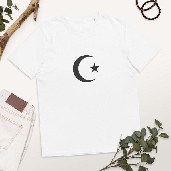 Muslim Tee, Organic Shirt, Faith Wear, Cotton Top,Comfy Fit, Islamic Style,Comfort Fit, Trendy Islam, Casual Wear, Spiritual Chic