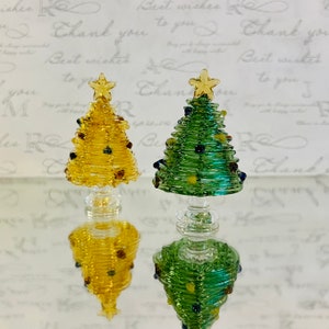 Handmade Glass Christmas Tree Sculpture | Home Decoration | Festival Gift