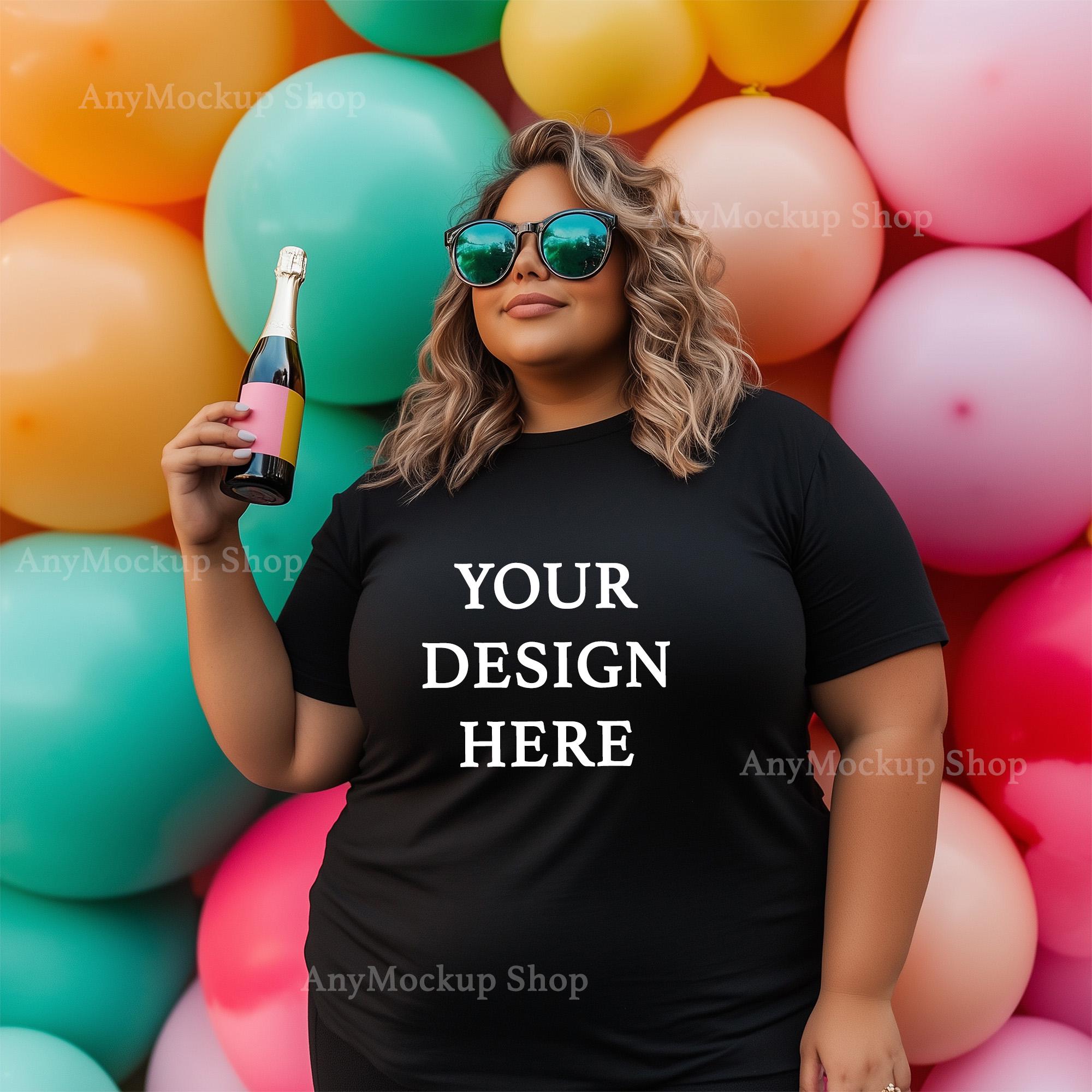 Plus Size Tshirt Mockup Bella Canvas 3001 Mockup Printify Comfort Colors 1717 Mockup Bundle Gildan  Plus Size Mockup Women Mockup Black