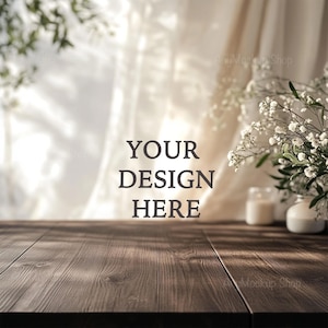 Background Mockup Digital Background Digital Backdrop Background Stock Photo Wedding Tabletop Mockups Table Mockup Mug Candle Mockup Wood