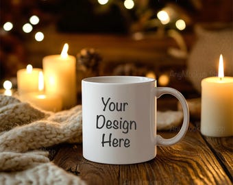 Christmas mug mockup Ceramic Mug Mockup Coffee Mug Mockup 11 oz Mug Mock up White Mug mock up Printify mug mockup Winter mug mockup JPG File