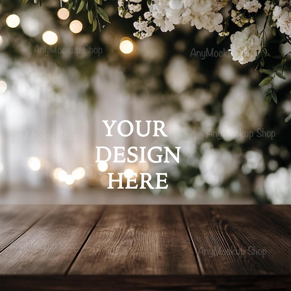 Digital Background With Table