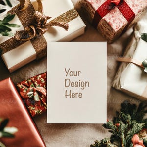 Urlaub Karte Mockup Einladung Mockup Karte Mockup 5 x 7 Weihnachtskarte JPG Sofort Digital Download ziehen Mockup Mockup Grußkarte Mockup