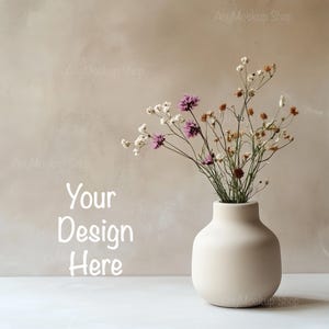 Background Mockups Digital Background Digital Backdrop Background Stock Photo Tabletop Mockups Table Mockup Wild Flowers Vase Backdrop JPG