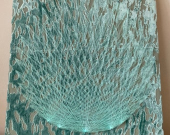 Lotus String Art - Handmade Wall Hanging