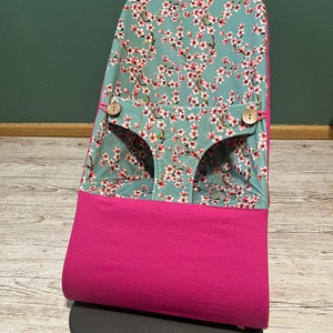 Funda de recambio Baby Bjorn de tela de terciopelo, funda BabyBjorn, rosa e verde