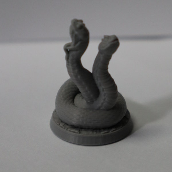 Amphisbaena, Two Headed Snake, 28mm, Unpainted, BriteMinis