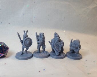 Animal Folk 4 Pack by BriteMinis