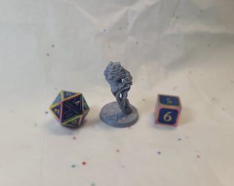 Flame Skull, 28mm, BriteMinis, Gray Unpainted