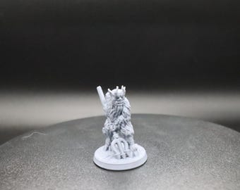 Iconic Devil Mini, 28mm, Unpainted, Gray, BriteMinis