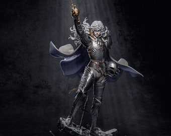3D-harsgedrukte Griffith Berserk-modelkit, ongeverfd