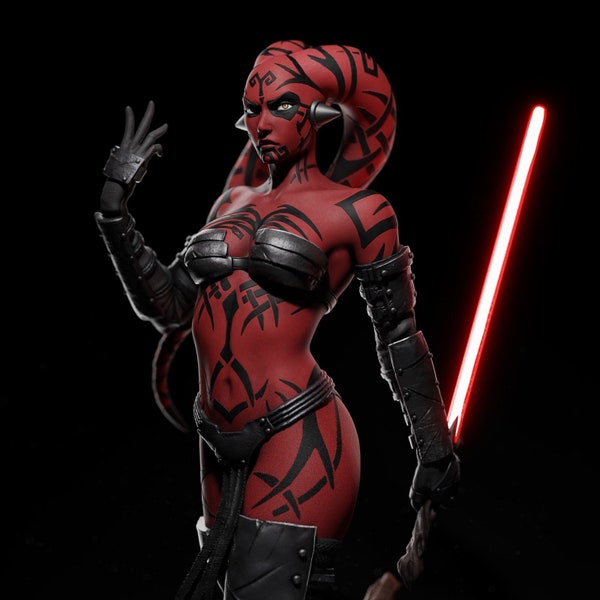 Kit de modèle de fanart Darth Talon imprimé en résine 3D non peint