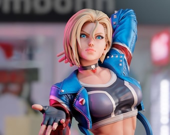 3D Resin Printed Cammy Street Fighter Fanart Model Kit UNPAINTED