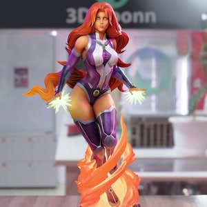 3D Resin Printed Starfire DC Fanart Model Kit UNPAINTED