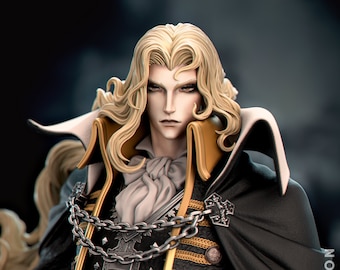 3D Resin Gedruckt Alucard Castlevania Model Kit UNBEMALT