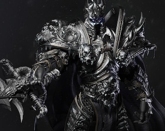 3D Resin Printed Lich King World of Warcraft Fan Art Model Kit UNPAINTED