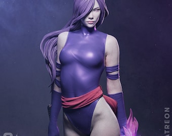 3D Resin Printed Psylocke X-Men Model Kit UNPAINTED
