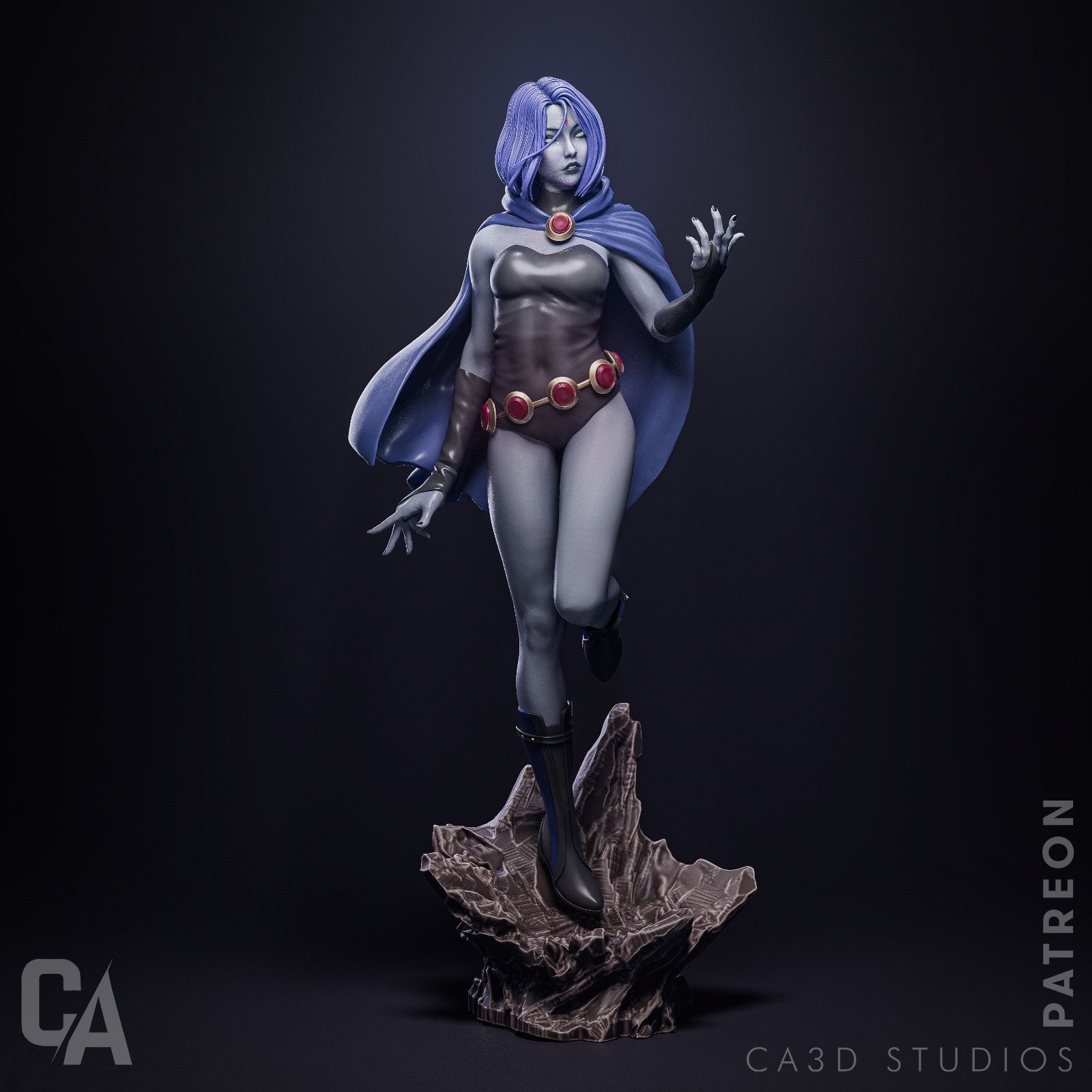 Raven Dc Model 3d Resin Printed Raven DC Fan Art Model Kit Unpainted - Etsy