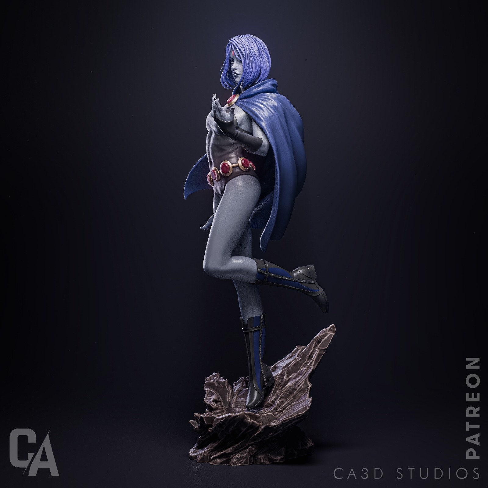 Raven Dc Model 3d Resin Printed Raven DC Fan Art Model Kit Unpainted - Etsy