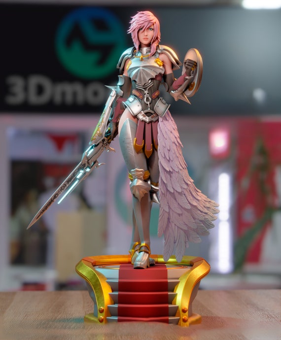 3D Resin Printed Lightning Final Fantasy Fanart Model Kit