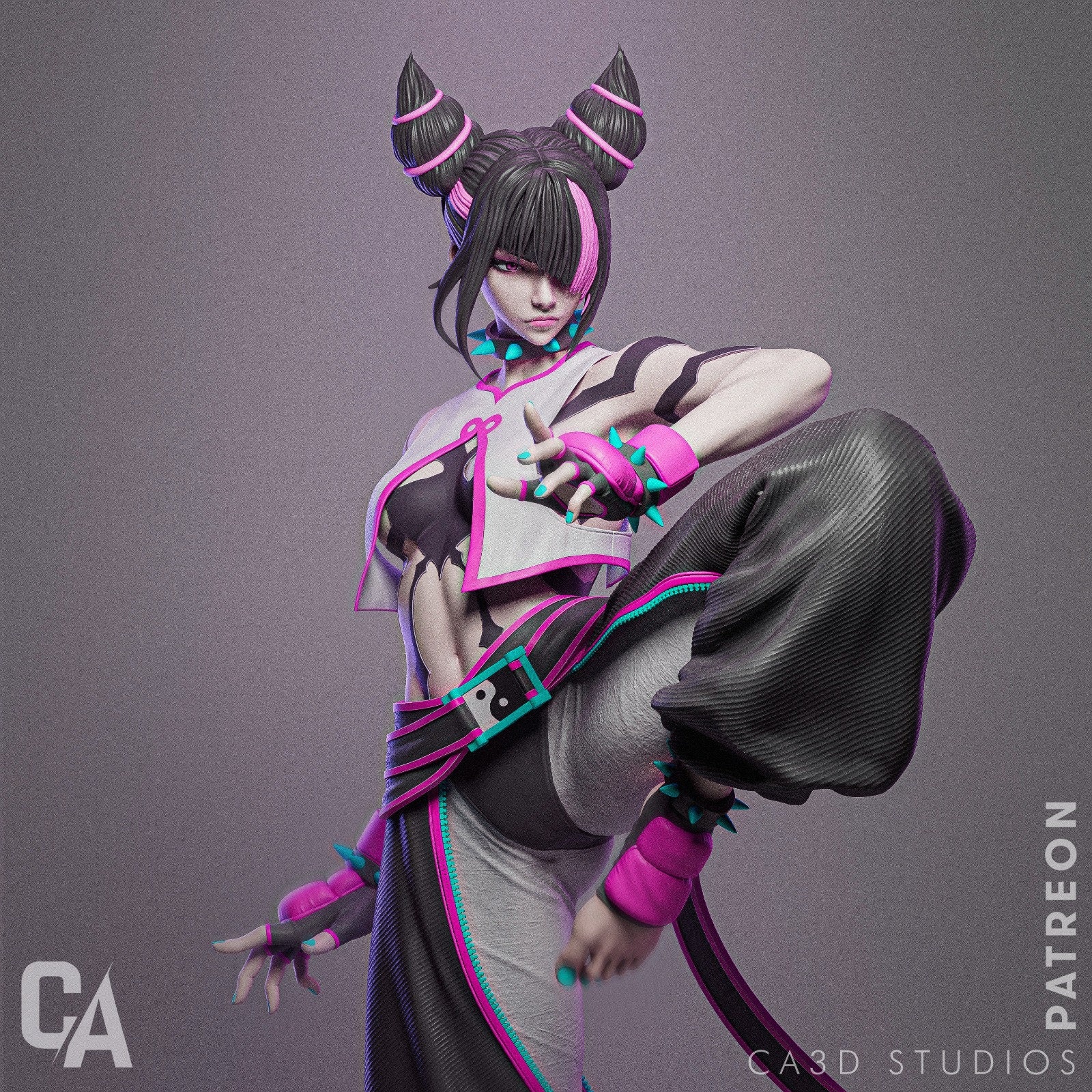 Street fighter juri figurine - Etsy 日本