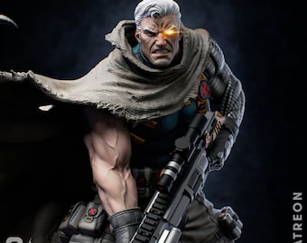 3D-hars bedrukte kabel X-Men-modelkit ongeverfd