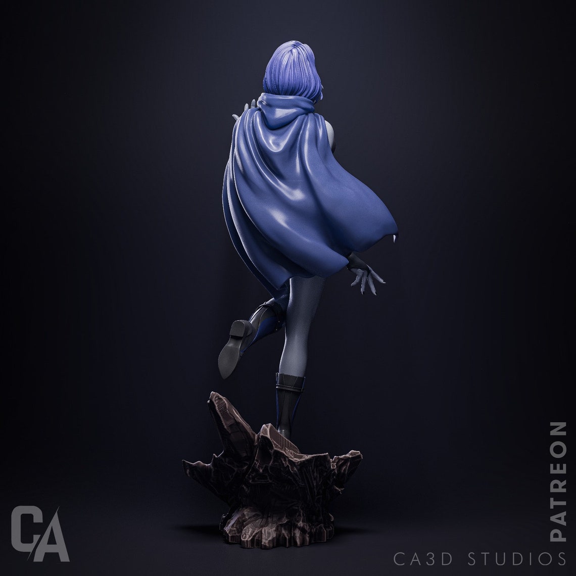 Raven Dc Model 3d Resin Printed Raven DC Fan Art Model Kit Unpainted - Etsy