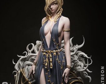 3D Resin Printed Queen Marika Elden Ring Model Kit UNPAINTED
