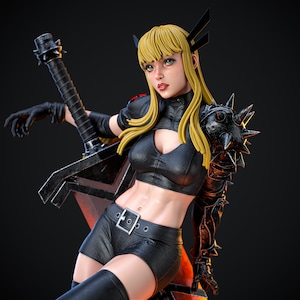 3D Resin Printed Magik X-Men Fan Art Model Kit Unpainted