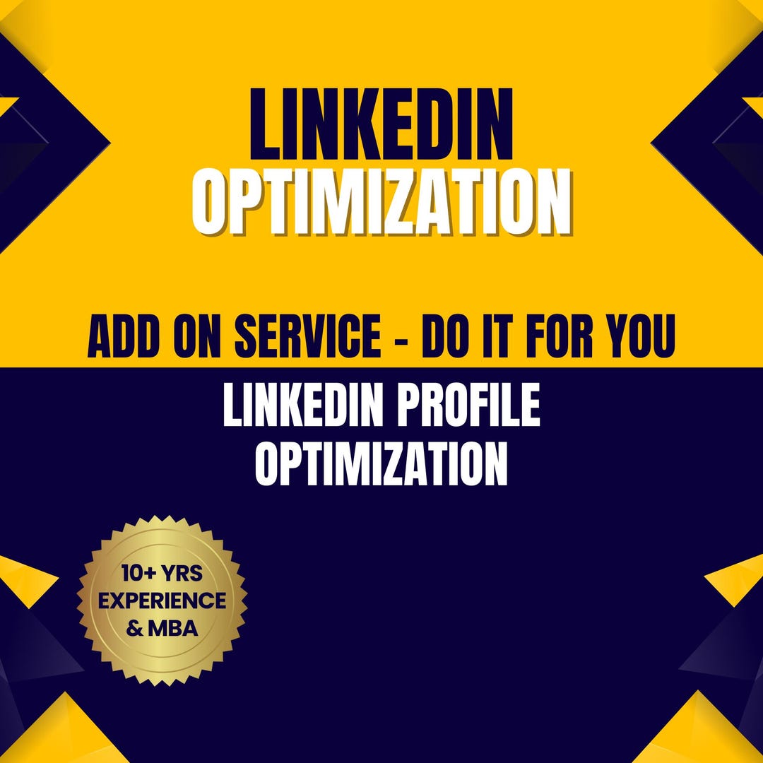 ADD ON SERVICE: Linkedin Profile Optimization Do-it-for-you Service ...