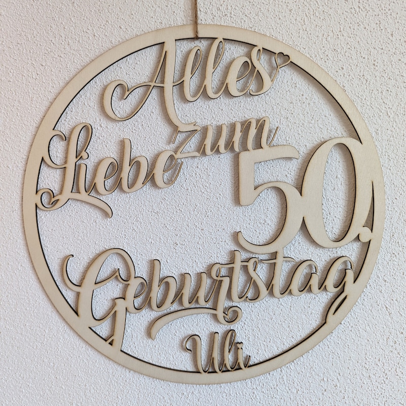 Schild 70 geburtstag Etsy.de