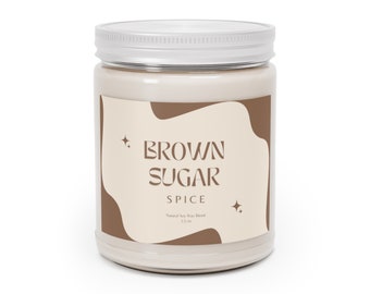 Brown Sugar Spice Luxury Soy Blend Candle