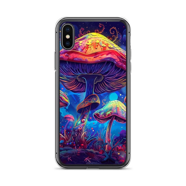 Colorful art phone case, cool trippy phone cover, polycarbonate back mobile encasement, pretty phone cover, beautiful slim iphone case