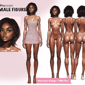 Fashion Croquis: 9-Head Female Sketch Templates (Digital Download)