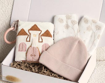 Baby girl gift, baby set, newborn gift, baby shower, baby shower favor, gift box, gift for pregnant girlfriend
